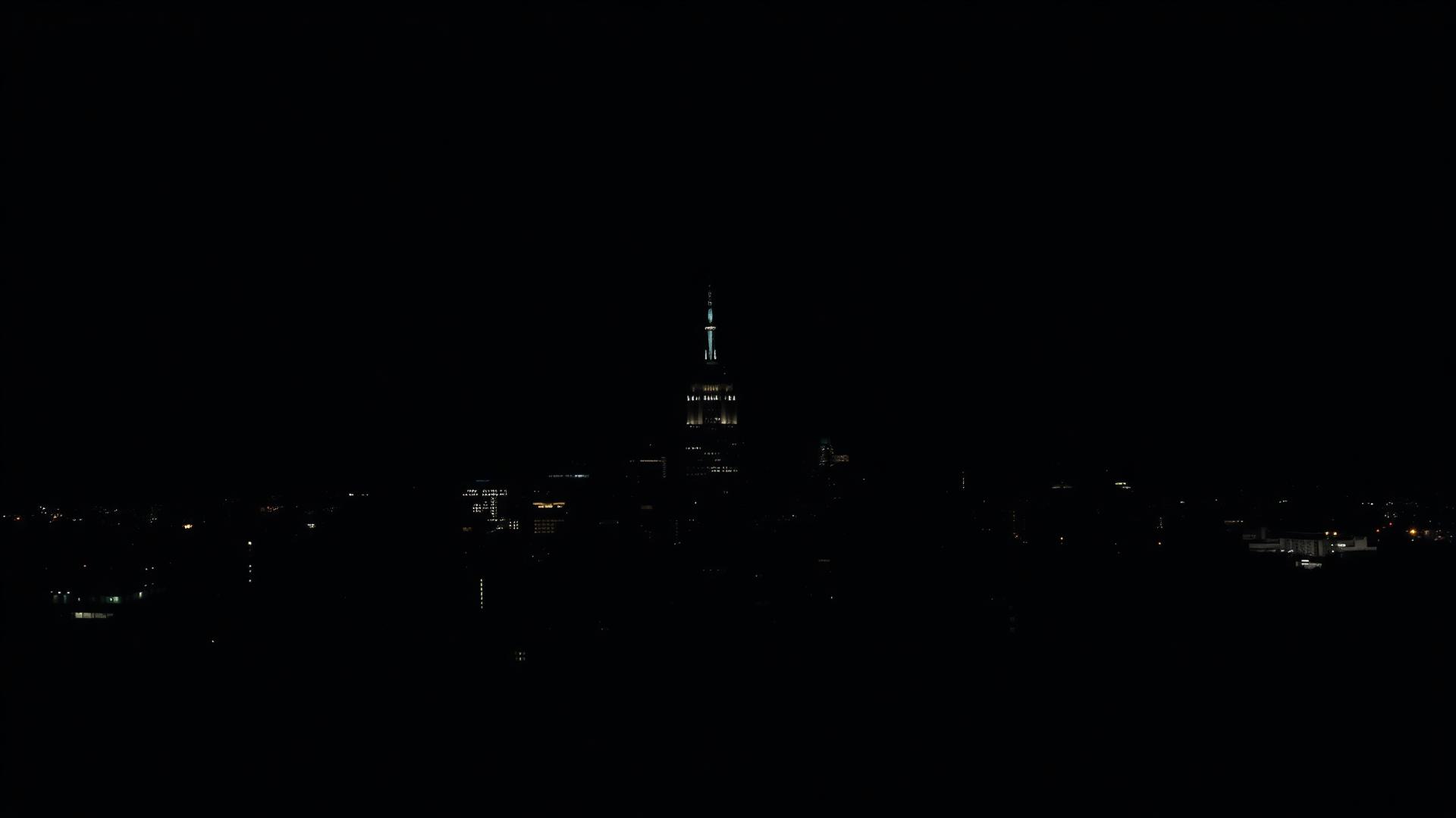 Night city skyline